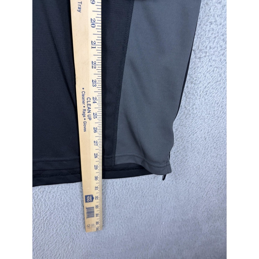 Reebok Polo Shirt Mens XL Black Gray PlayDry Colorblock Golf Performance Mens - Picture 6 of 9